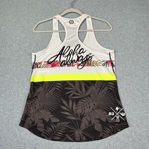 Zoot Racerback Singlet Top‎ Womens M ALOHA ALWAYS Running Cycling Marathon